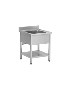 Single Sink Inox 60cm