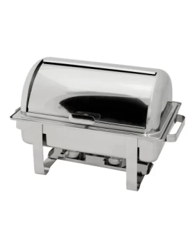 Chafing Dish Inox GN1//1 με roll top καπάκι