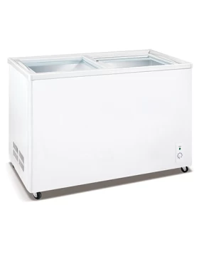 Flat sliding lids freezer SDW400