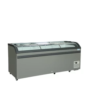 Curved glass lid freezer SDC768