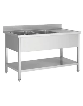 Double Sink Inox 160 cm 167095L