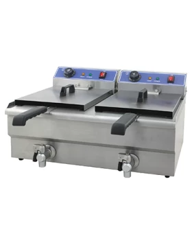 Electric Fryer Three-phased Double 10lt+10lt Galore